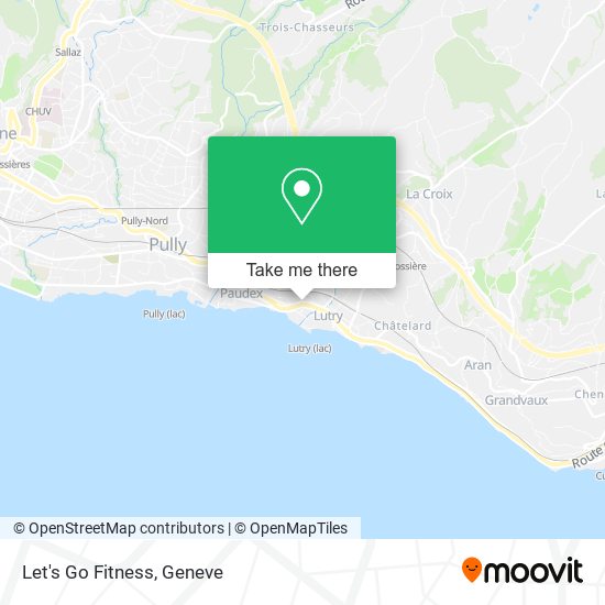 Let's Go Fitness map