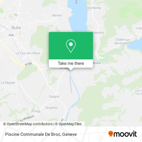 Piscine Communale De Broc map