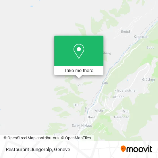 Restaurant Jungeralp map