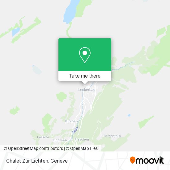 Chalet Zur Lichten map