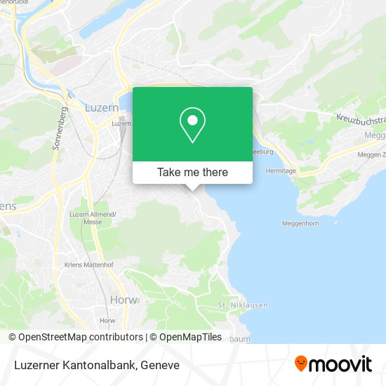 Luzerner Kantonalbank map
