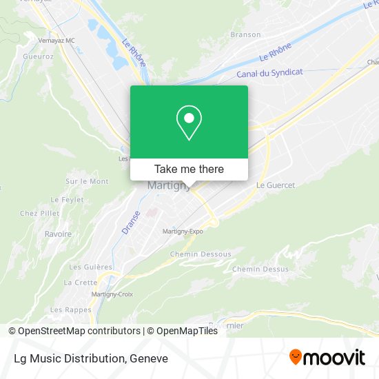 Lg Music Distribution map