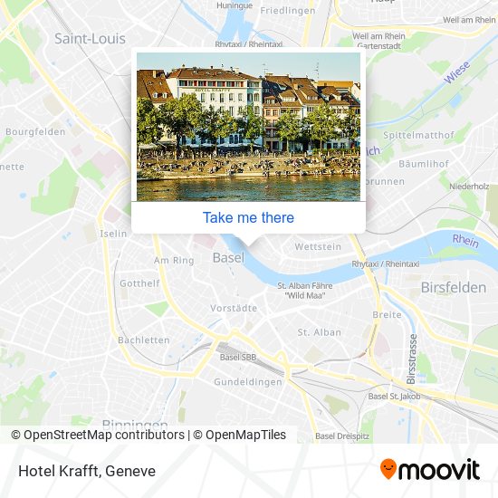 Hotel Krafft map