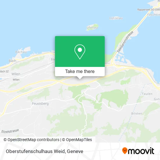 Oberstufenschulhaus Weid map