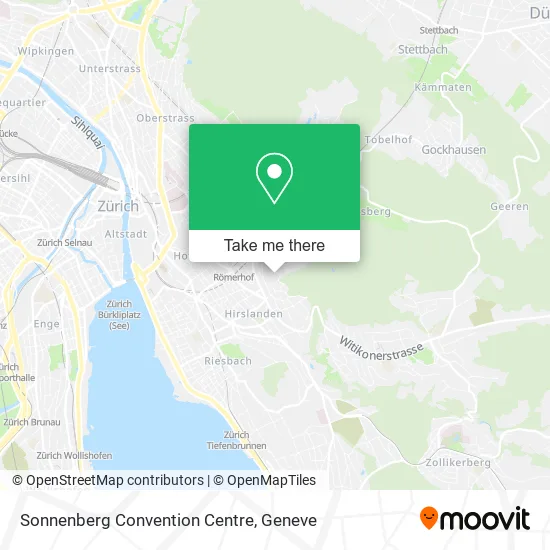 Sonnenberg Convention Centre map