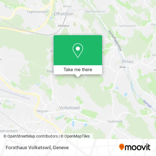 Forsthaus Volketswil map