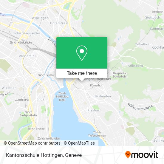 Kantonsschule Hottingen map