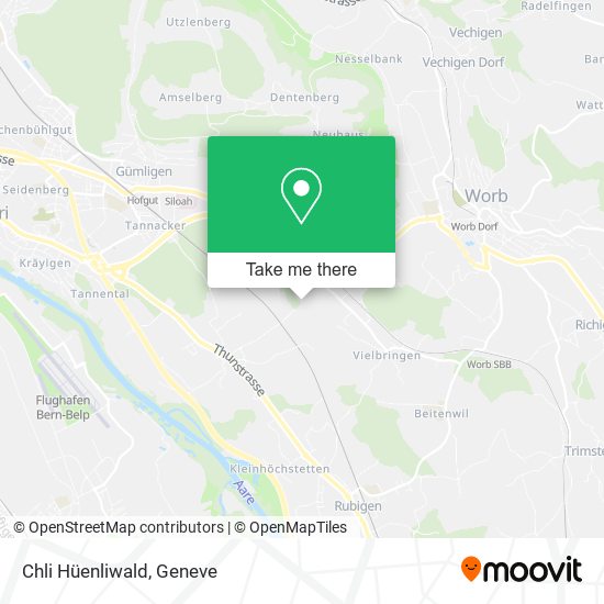 Chli Hüenliwald map