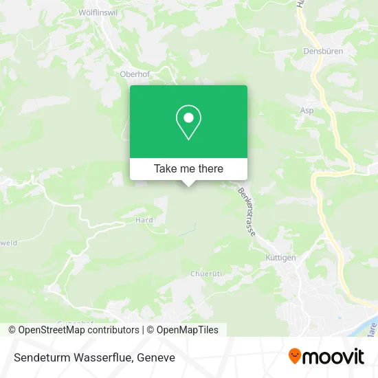 Sendeturm Wasserflue map