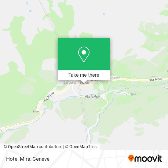 Hotel Mira map