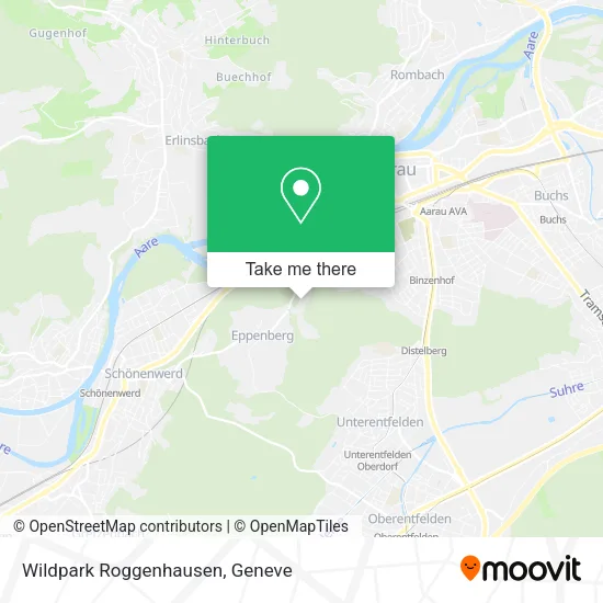 Wildpark Roggenhausen map