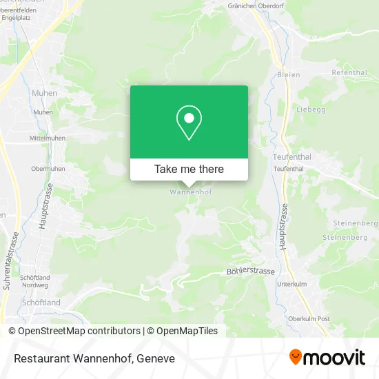 Restaurant Wannenhof map