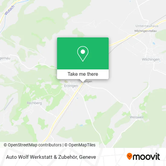 Auto Wolf Werkstatt & Zubehör map