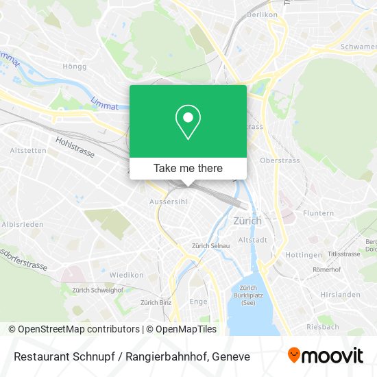 Restaurant Schnupf / Rangierbahnhof map