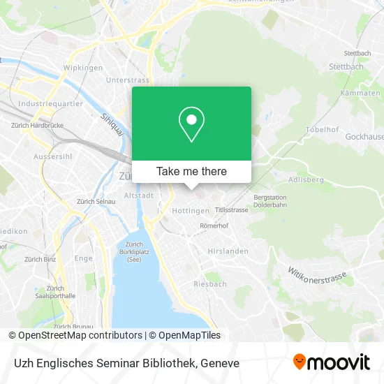 Uzh Englisches Seminar Bibliothek map