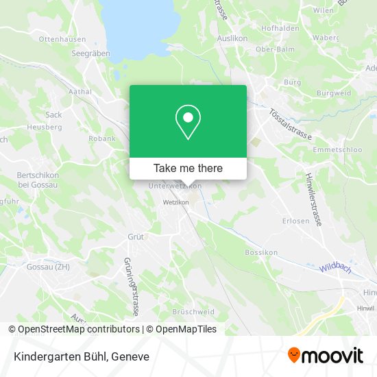 Kindergarten Bühl map