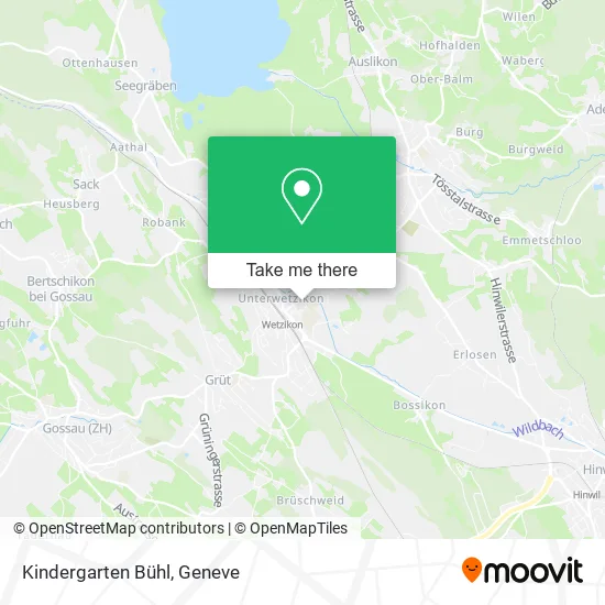 Kindergarten Bühl map