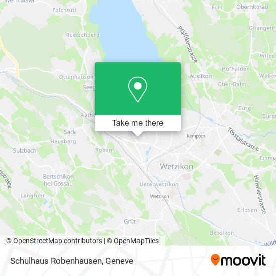 Schulhaus Robenhausen map