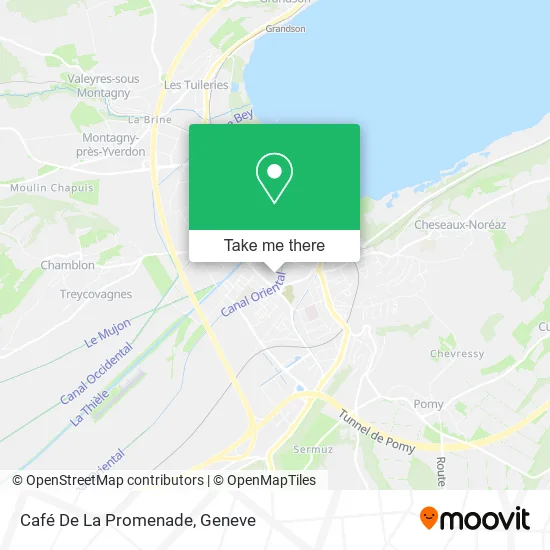 Café De La Promenade map