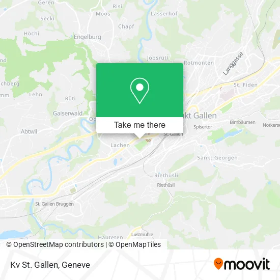 Kv St. Gallen map
