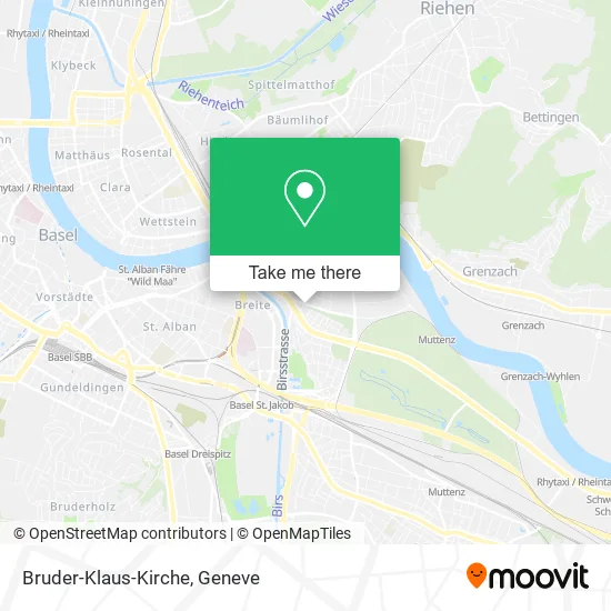 Bruder-Klaus-Kirche map