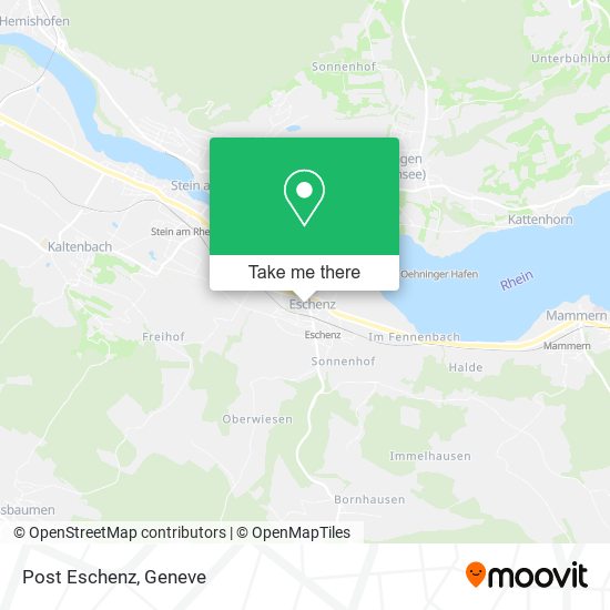 Post Eschenz map