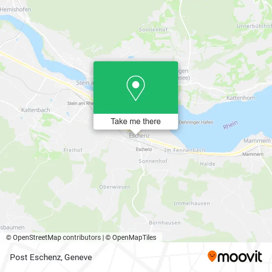 Post Eschenz map