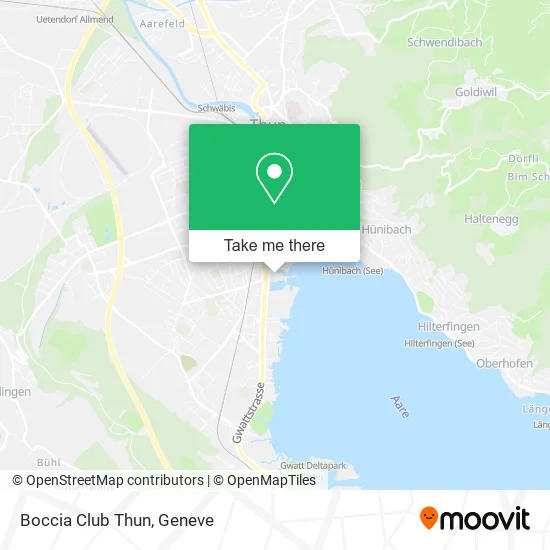 Boccia Club Thun map