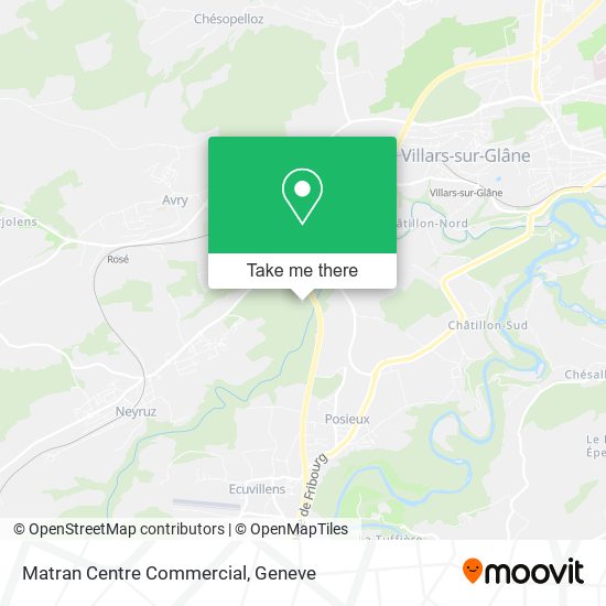 Matran Centre Commercial map