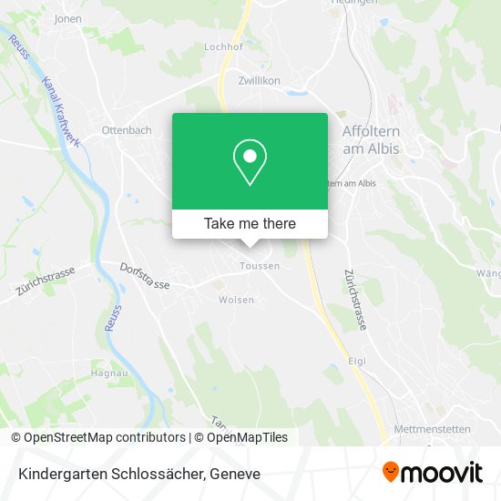 Kindergarten Schlossächer map