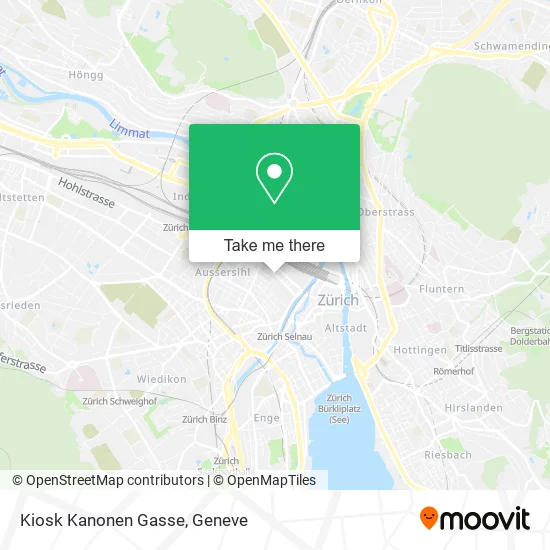 Kiosk Kanonen Gasse map