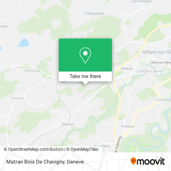 Matran Bois De Chavigny map