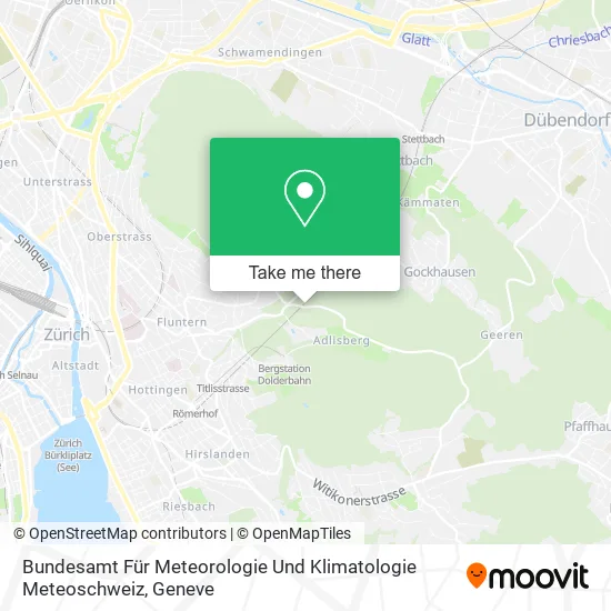 Bundesamt Für Meteorologie Und Klimatologie Meteoschweiz map