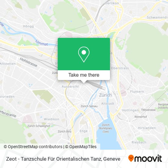 Zeot - Tanzschule Für Orientalischen Tanz map