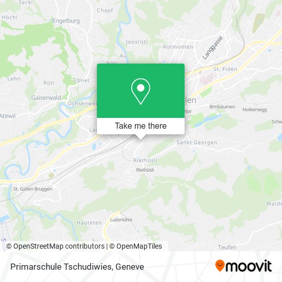 Primarschule Tschudiwies map