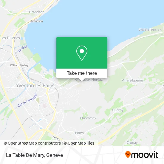 La Table De Mary map