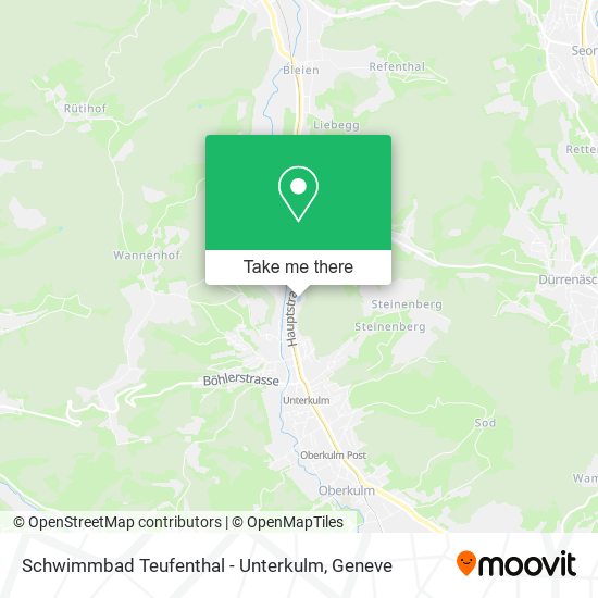Schwimmbad Teufenthal - Unterkulm map