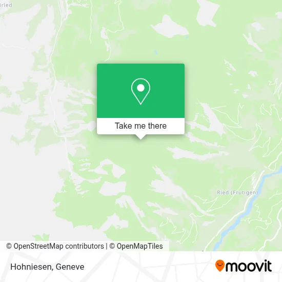 Hohniesen map
