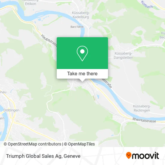 Triumph Global Sales Ag map