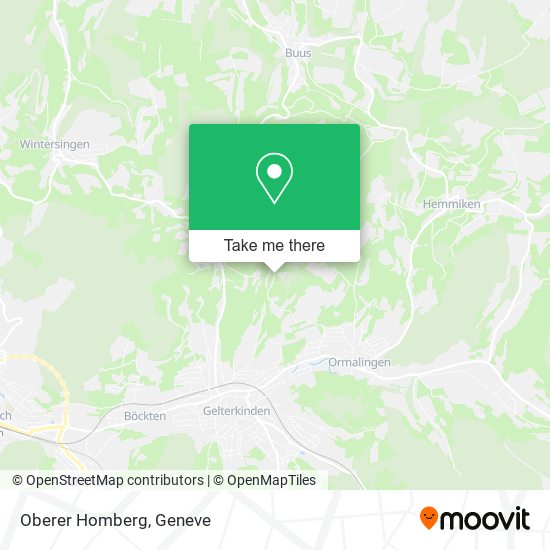 Oberer Homberg map