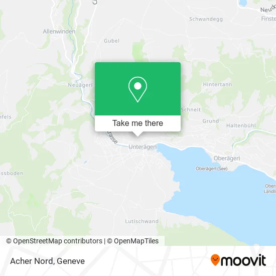 Acher Nord map
