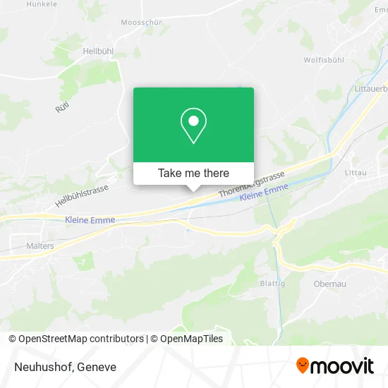 Neuhushof map