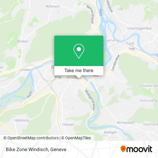 Bike Zone Windisch map