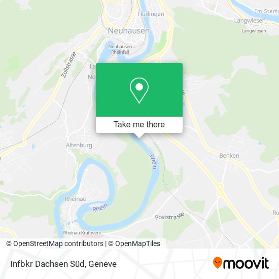 Infbkr Dachsen Süd map