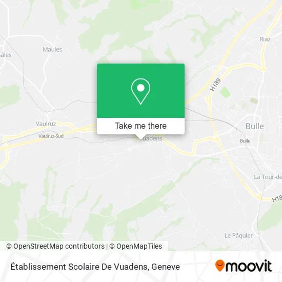 Établissement Scolaire De Vuadens map