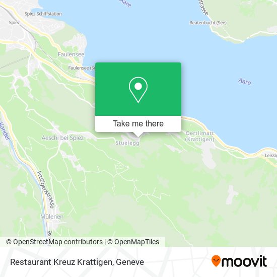 Restaurant Kreuz Krattigen map