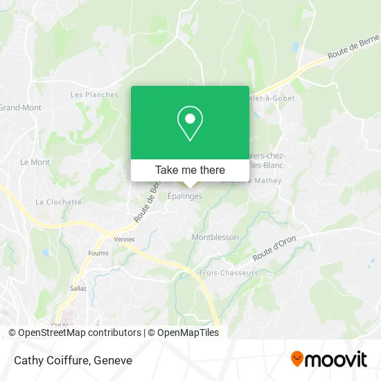 Cathy Coiffure map