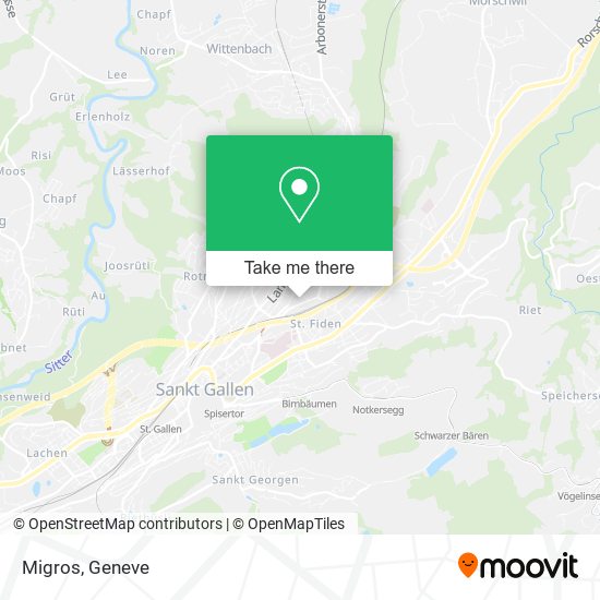 Migros map