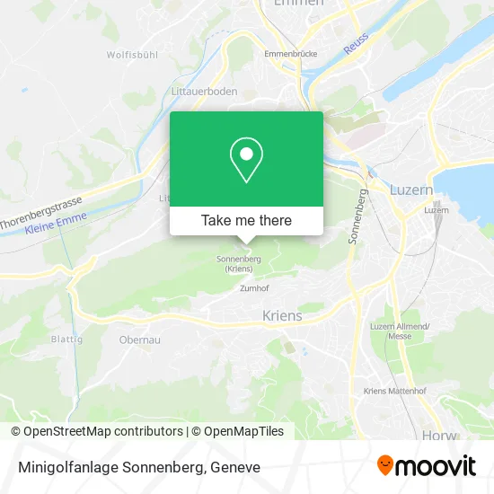 Minigolfanlage Sonnenberg map