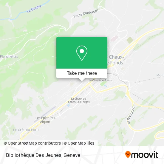 Bibliothèque Des Jeunes map